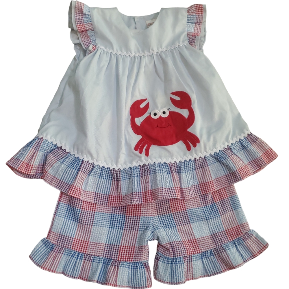 ZU Crab Two Piece Set NWOT Size 3T